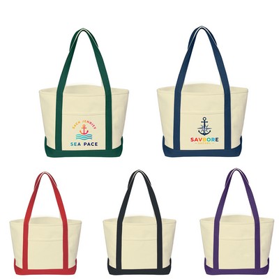 Full Color Medium 24 Oz.Cotton Canvas Tote Bag